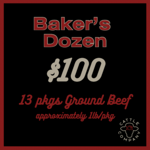 Baker's Dozen (approximately 1 lb/pkg)