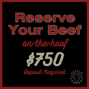 Reserve Your Beef: Side of Beef