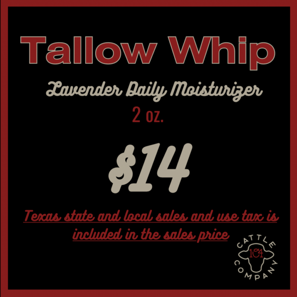 Tallow Whip (2 oz): Lavender
