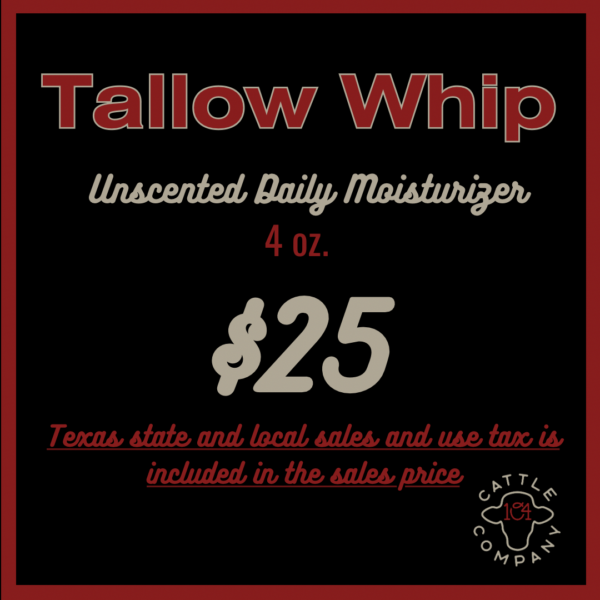 Tallow Whip (4 oz): Unscented
