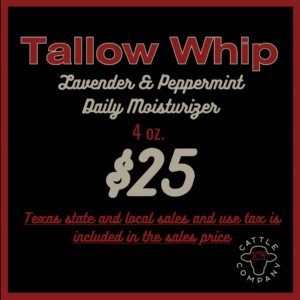 Tallow Whip (4 oz): Lavender & Peppermint