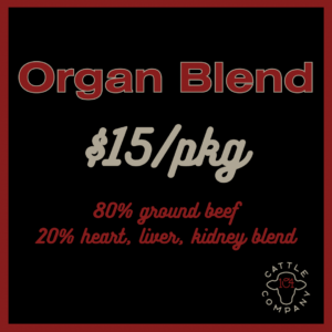 Organ Blend (approximately 1 lb/pkg)