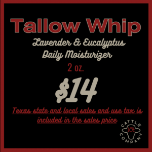 Tallow Whip (2 oz): Lavender & Eucalyptus